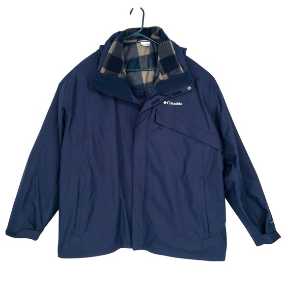 Columbia Mens Bugaboo II Fleece Interchange Jacket Omni+Tech 3 in 1 Size 4X